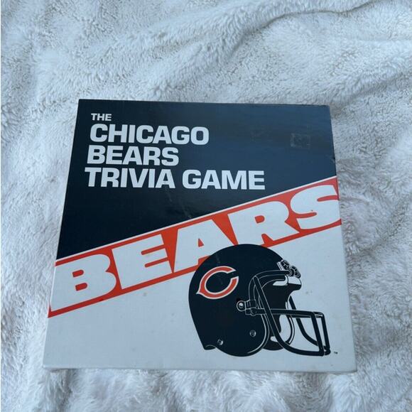 GAME Other - New Vintage "The Chicago Bears Trivia" Board Game NFL *UNBOXED*
